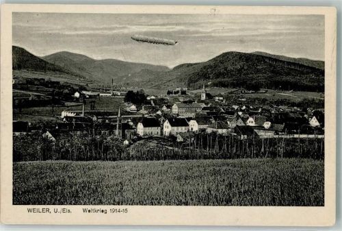 Willer Zeppelin Luftschiff Weltkrieg 1914 - 16