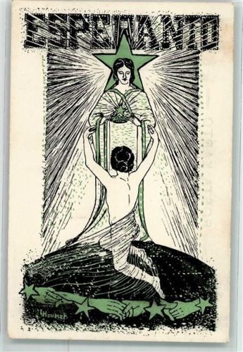 Jugendstil sign. L. Houriet AK