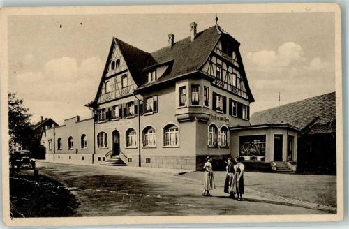 Denzlingen Gasthaus zum Ochsen Frau Tracht Geschäft