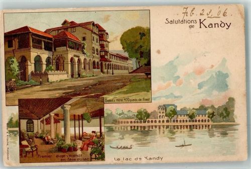 Kandy 1906 Ceylon Queens Hotel