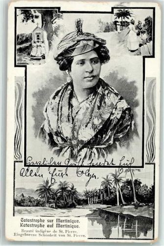 Saint-Pierre 1902 Katastrophe auf Martinique Eingeborene Schönheit