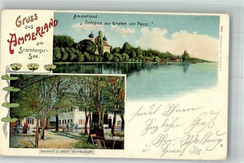 Ammerland Schloss der Grafen Pocci Gasthaus zur alten Wirtschaft