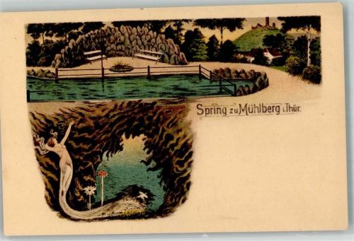Mühlberg Meerjungfrau Mermaid Erotik Sage am Spring