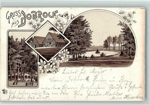 Dobrock 1897 Gruss aus - Restaurant , Ottmar Zieher