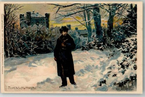 Hohenschwangau 1898 Zieher, Ottmar Nr. 1147 sign. Fritz Bergen