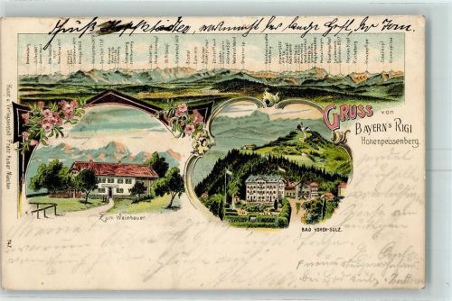 Hohenpeißenberg 1897 Zum Weinbauer Bad Hohen-Sulz