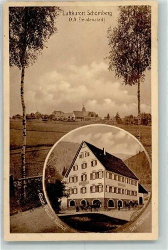 Schömberg 1915 Gasthaus Pension Soolhof
