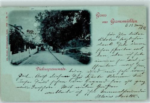 Bad Malente-Gremsmühlen 1898 Diekseepromenade