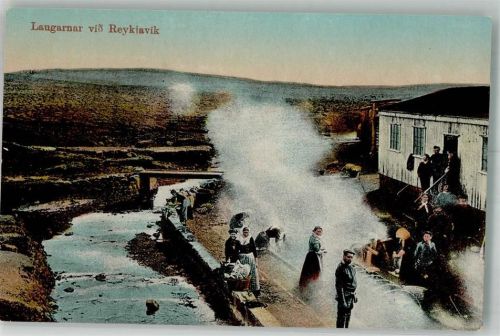 Reykjavik Waschfrauen Laugarnar