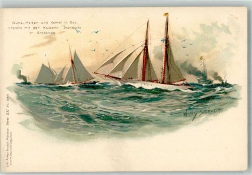1900 Yachten Iduna, Meteor und Komet
