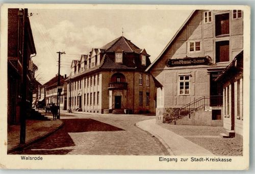 Walsrode 1931 Stadt-kreiskasse