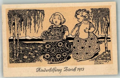 Zürich 1913 Kinderhilfstag sign. Boscovits Fritz