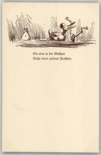 Serie 1 Nr. 7 aus den fliegenden Blättern Frösche
