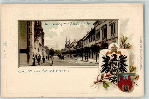 Schönebeck Breiteweg Jacobikirche Wappen
