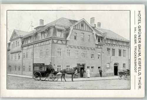 98673 O6120 Eisfeld - Hotel Grüner Baum Inh Gebr. Truckenbrodt