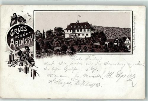 Arensburg 1896 Vorläufer Druck 1890-1895