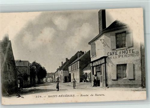 Saint-Reverien Route de Nevers Cafe Hotel de la Perdrix