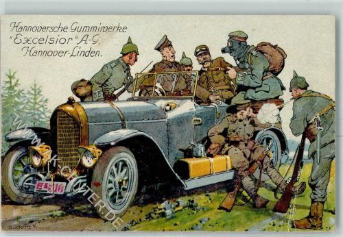 Hannover WK I Militär Excelsior Gummiwerke AK