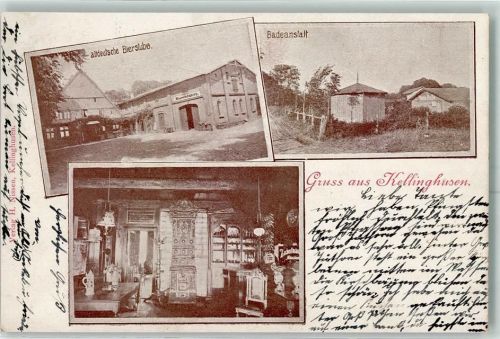 Kellinghusen 1902 Altdeutsche Bierstube Badeanstalt
