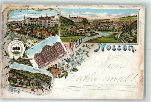 Nossen 1897 Kgl. Landesanstalt Schule Seminar
