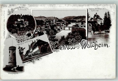 Waldheim Schloss Kriebstein Königl. Strafanstalt Wachtthurm