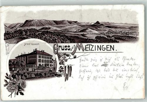 Metzingen 1894 Hotel Sprandel