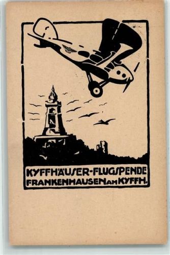 O4730 Bad Frankenhausen ,Kyffhäuser Kyffhäuser-Flugspende Sonderstempel Flugereignis