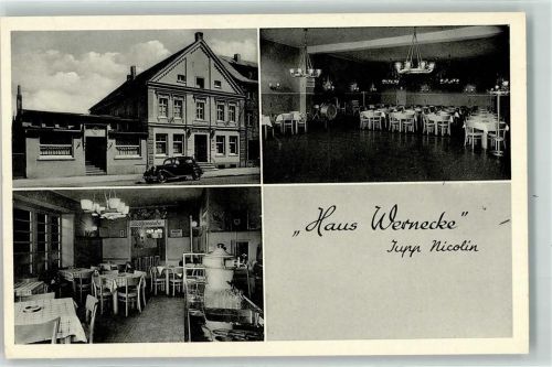 Hüsten Gasthaus Haus Wernecke Gaststube Saal Oldtimer