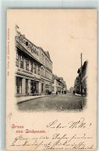 Bockenem 1912 Adler Räder A.D. Lindenberg