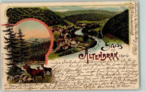 Altenbrak 1900 Wild Wald Gruss