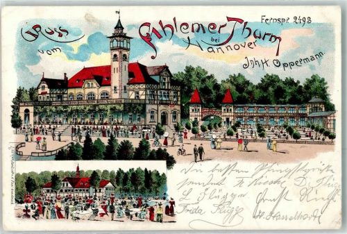Ahlem 1901 Gasthaus Ahlemer Turm