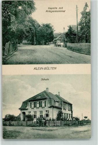 Klein Bülten Kapelle Kriegerdenkmal Schule