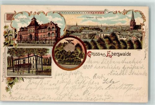 Eberswalde 1902 Auguste-Victoria-Heim Kurhaus Gesundbrunnen