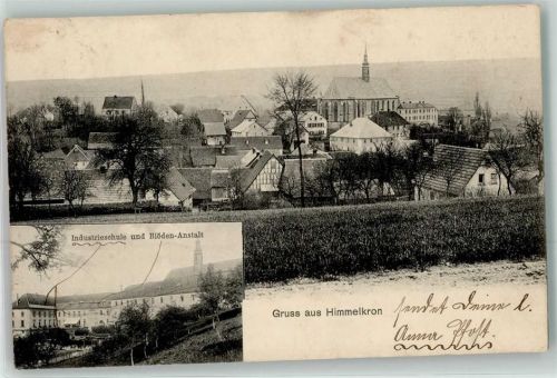 Himmelkron 1909 Industrieschule u. Blöden Anstalt