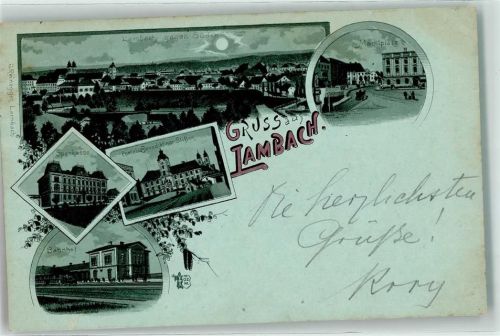 Lambach Sparkasse Portal Benediktiner Stift Bahnhof Marktplatz Ottmar Zieher