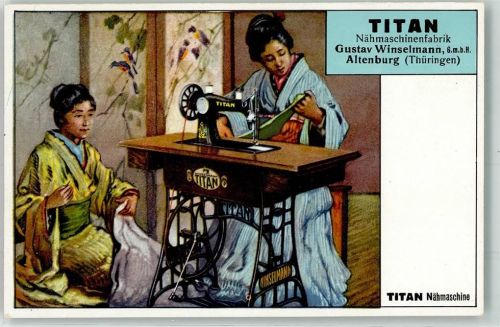 Altenburg Titan Fabrik Gustav Winselmann Chinesin