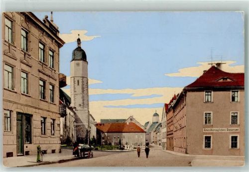 Neustadt Schloßplatz Hydrandt Grossherzogl. Steueramt