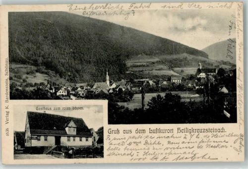 Heiligkreuzsteinach Gasthaus zum roten Löwen