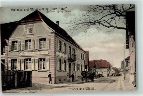 Willstätt 1918 Gasthaus zum Adler