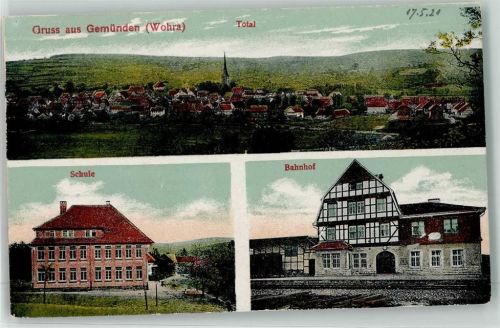 Gemünden Schule Bahnhof