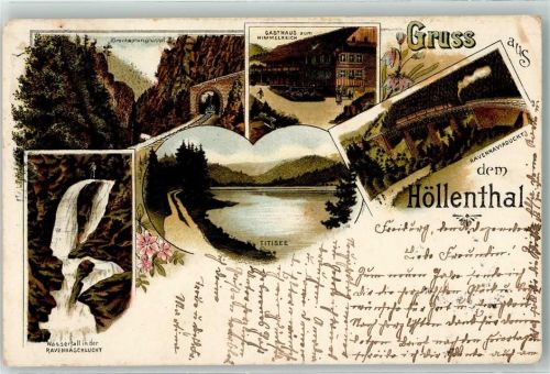 Höllental Gasthaus zum Himmelreich Ravennaschlucht Wasserfall Titisee