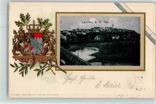 Landau 1901 Wappen Landau