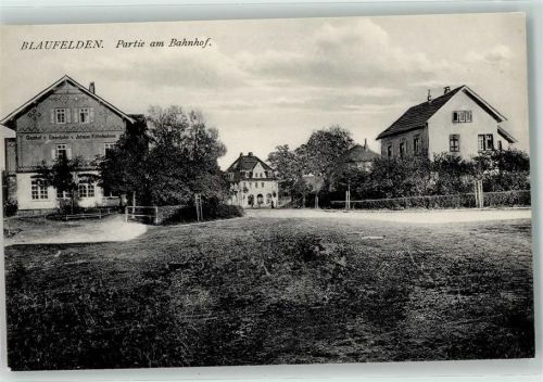 Blaufelden Partie am Bahnhof