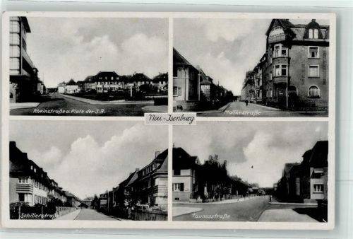 Neu-Isenburg WK II Schillerstraße Moltkestraße Platz der S.A. Taunusstraße