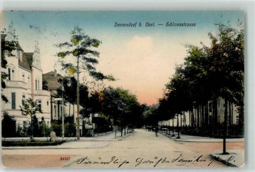 Hermsdorf 1913 Schloßstraße Villen