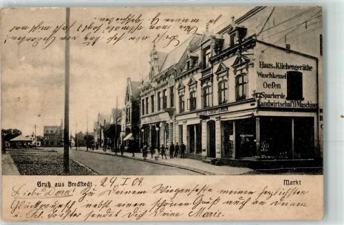 Bredstedt 1904 Markt