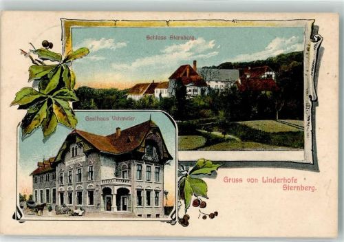 32699 W4923 Linderhofe 1910 - Schloß Sternberg Gasthaus Vehmeier