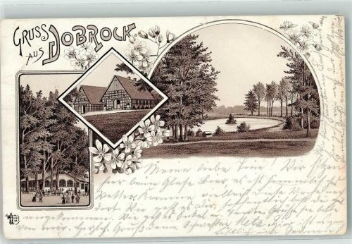 21789 W2177 Dobrock 1898 Lithographie Ottmar Zieher