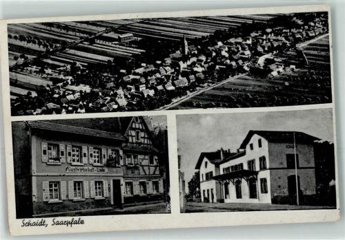 Schaidt Fliegeraufnahme Gasthaus zur Linde
