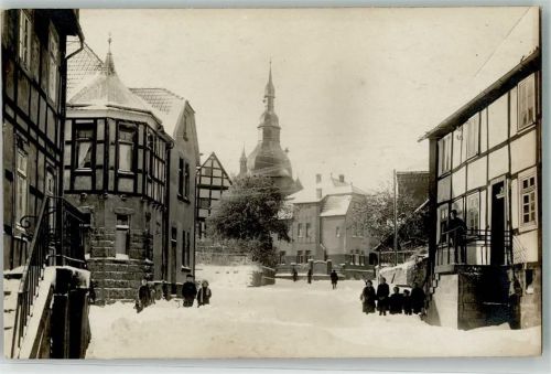 Rüthen Dorfstraße Winter